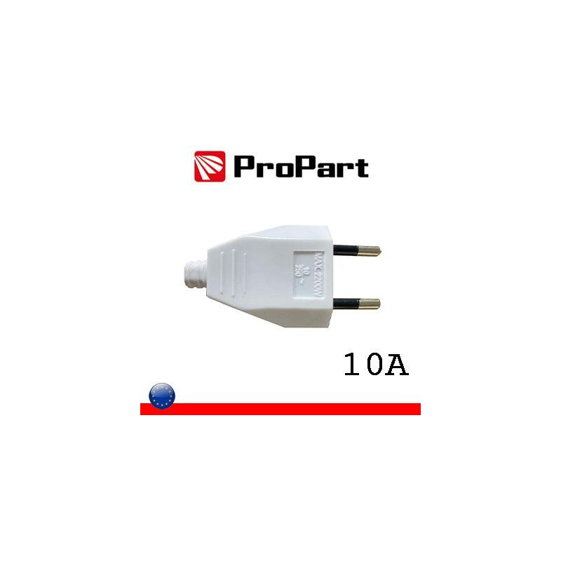 Spina 10A 2 poli polybag angoli squadrati