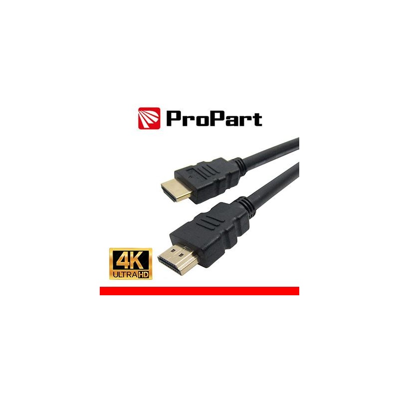 Cavo HDMI 2.0 High Speed 4K 3D con Ethernet 0.5m SP-SP NERO