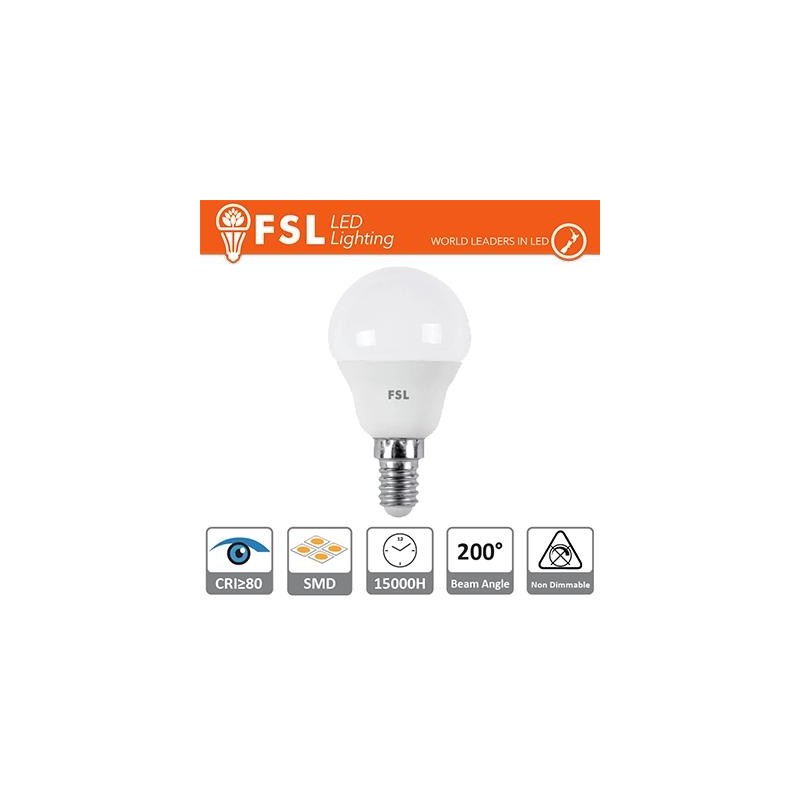 Lampada Sfera - 5,5W 6500K E14