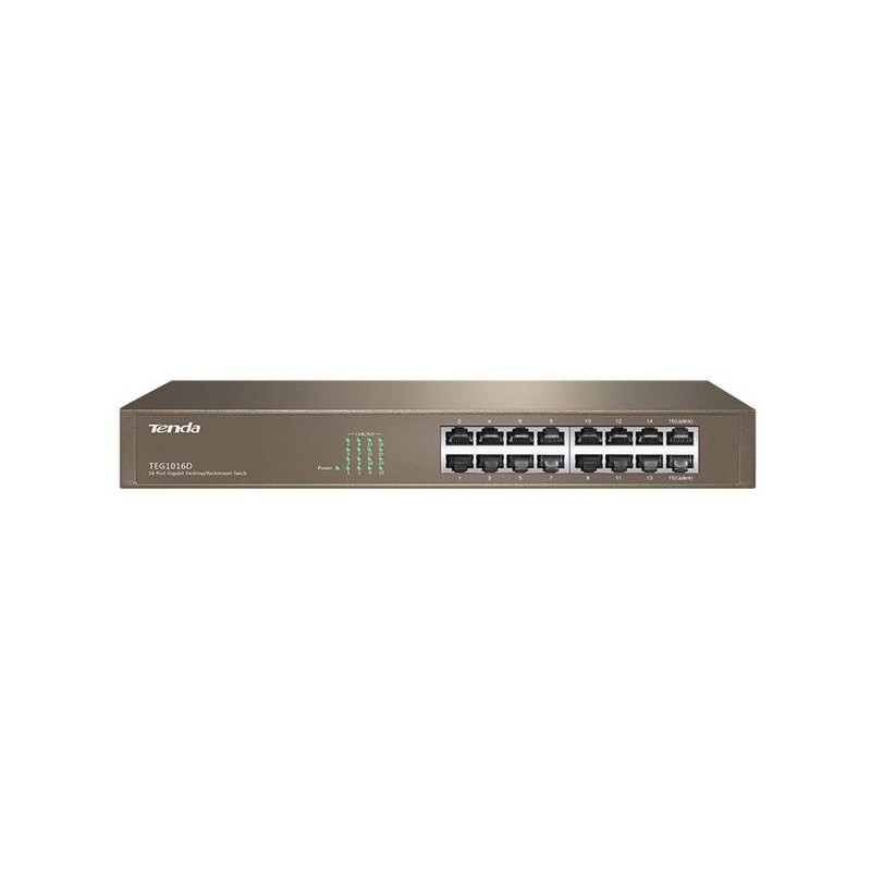 Switch TENDA TEG1016D 16 porte 10/100/1000MBPS 11''