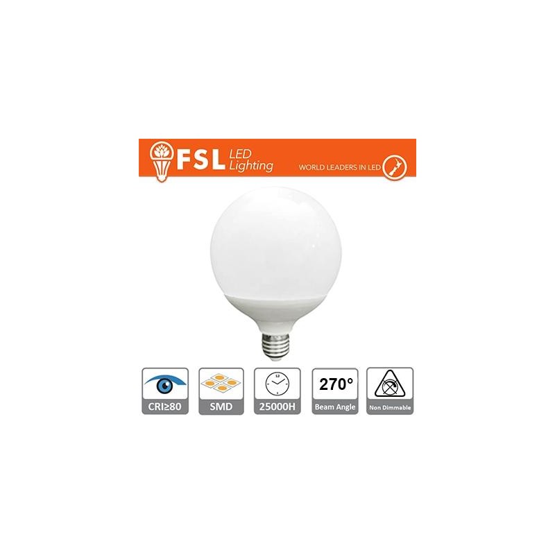 Lampada Globo Ø12cm - 24W 3000K E27