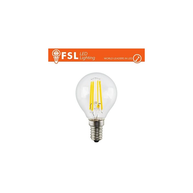 Lampada Filamento Sfera - 4W 2700K E14 400LM