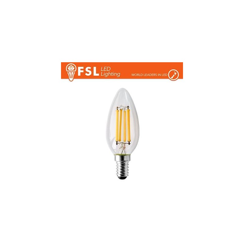 Lampada Filamento Oliva - 4W 4000K E14