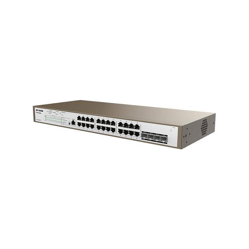 ProFi Switch 24 port Gigabit PoE + 4 SFP 410W - IP-COM