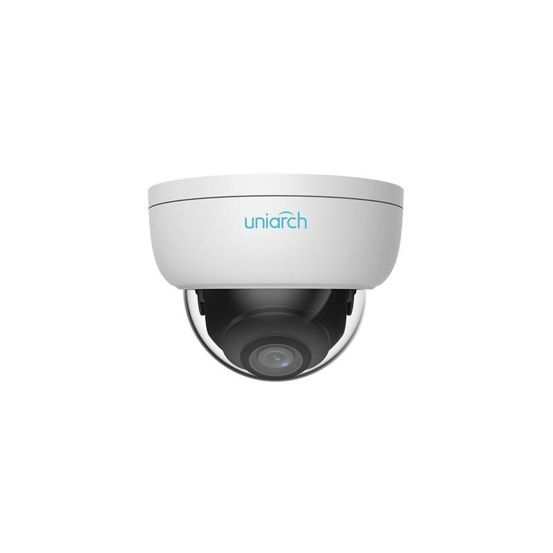 3MP Uniarch Minidome IPCamera, Ottica 4.0mm Ik10 con Audio