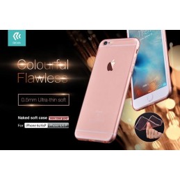 Cover TPU Slim 0.5 mm Morbida Per iPhone 6/6S Rosa