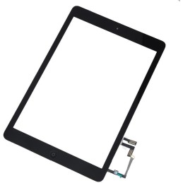 Touch+Telaio LCD+Pulsanti Home AAA per iPad Air A1474 Nero