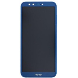 Lcd e Touch con frame Originale per Honor 9 Lite Blu