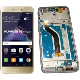 LCD + Touch Originale + Frame Huawei P8 & P9 Lite 2017 Gold