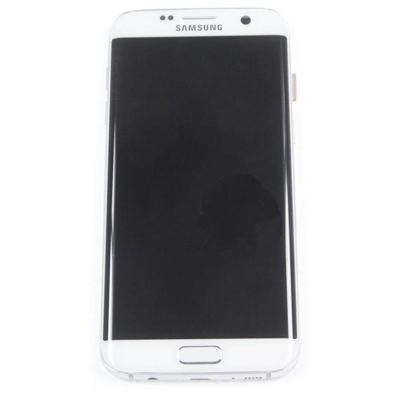 LCD + TOUCH PER GALAXY S7 EDGE ORIGINALE BIANCO GH97-18533D