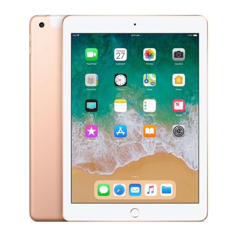 IPAD 6Th Gen. 128GB WI-FI+CELLULAR USATO GRADO A Gold