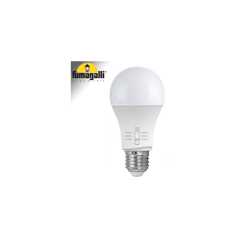 Lampadina LED E27 A60 - 11W - CCT - Fumagalli