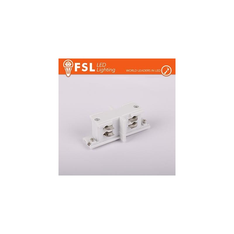 FSL Connettore Forma I mini per binario Trifase - Colore BIANCO