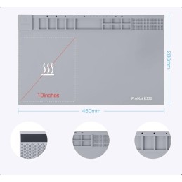 REFOX RS30 ESD Tappetino riscaldante per riparazione - grigio
