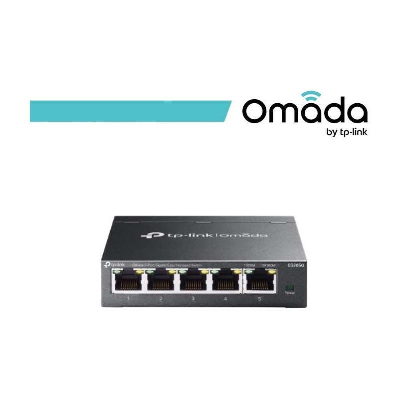 Omada Switch Easy Managed 5 Porte Gigabit - ES205G