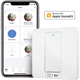 Meross Interruttore a parete Wi-Fi Smart - 220V / 2 WAY - Apple HomeKit