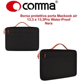 Borsa protettiva Macbook air 13,3 e 13,3Pro Water-Proof Nera