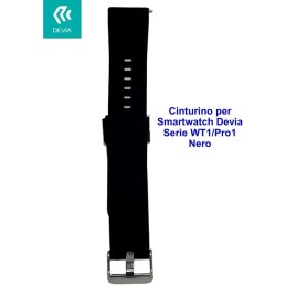 Cinturino per smartwatch Devia Serie WT1 / Pro1 Nero